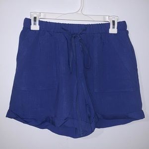 Blue casual shorts